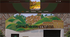 Desktop Screenshot of cascinarosengana.it