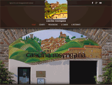 Tablet Screenshot of cascinarosengana.it